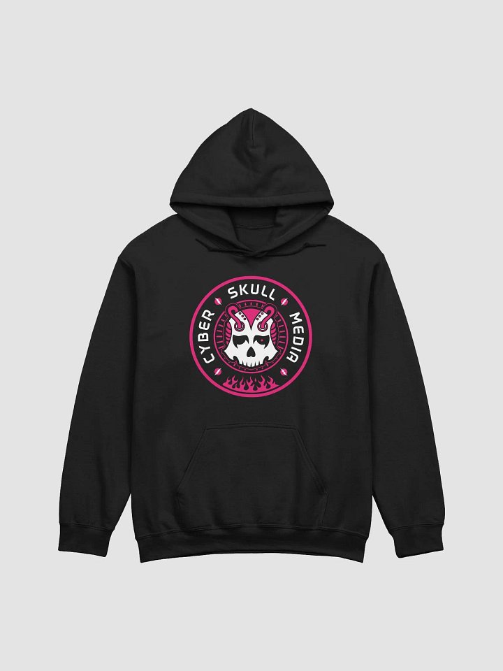 Cyber Skull Media Logo Hoodie (Basic) | Pink product image (1)