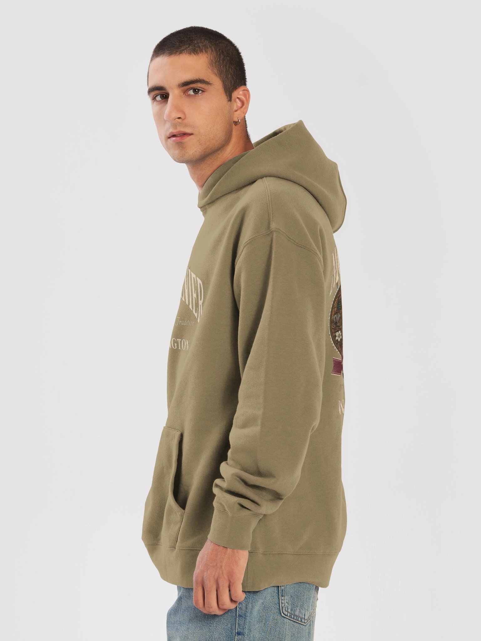 Mount Rainier Washington Vintage Hoodie product image (9)