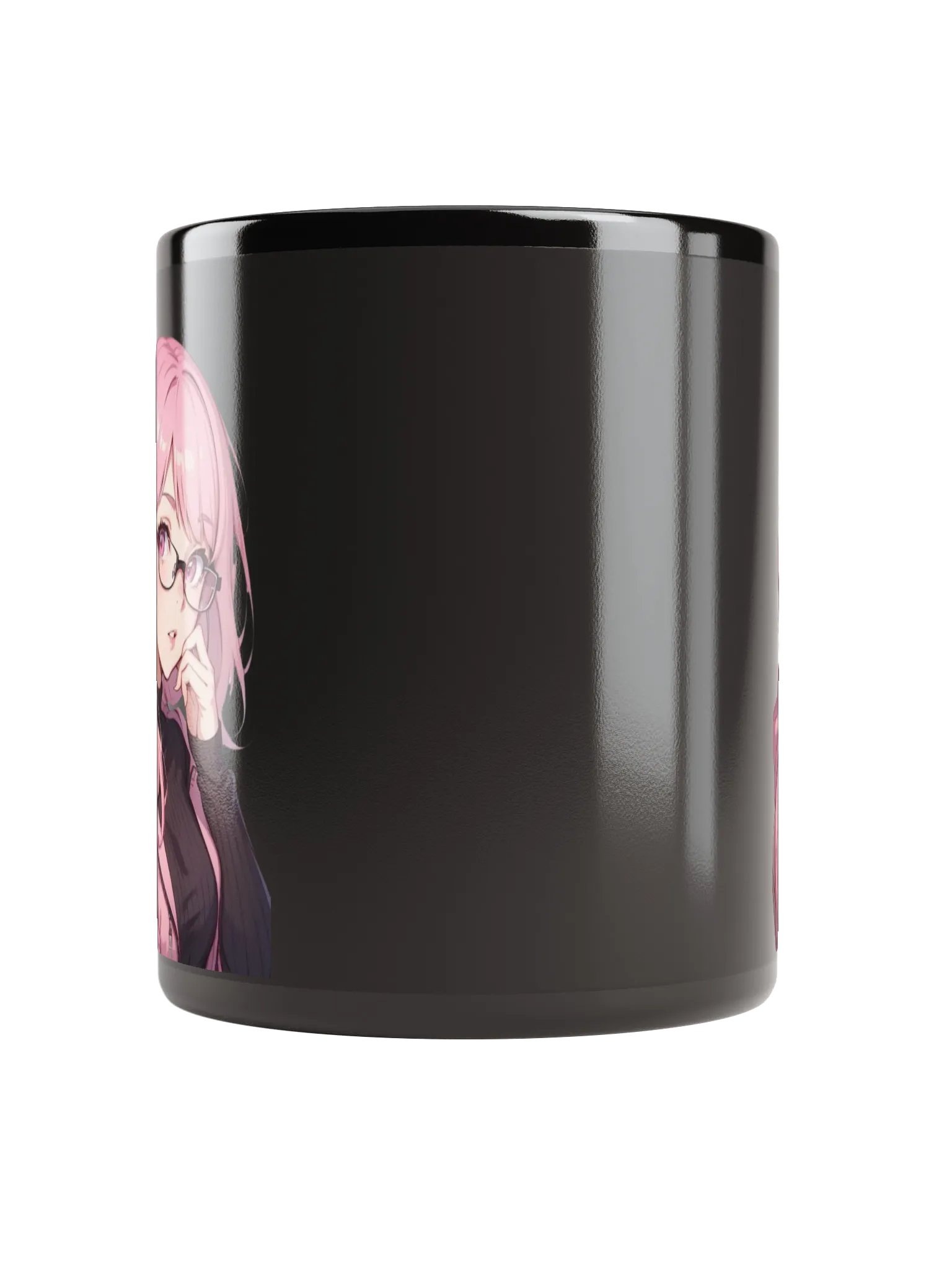 (PINK WAIFU) K Black Mug product image (5)