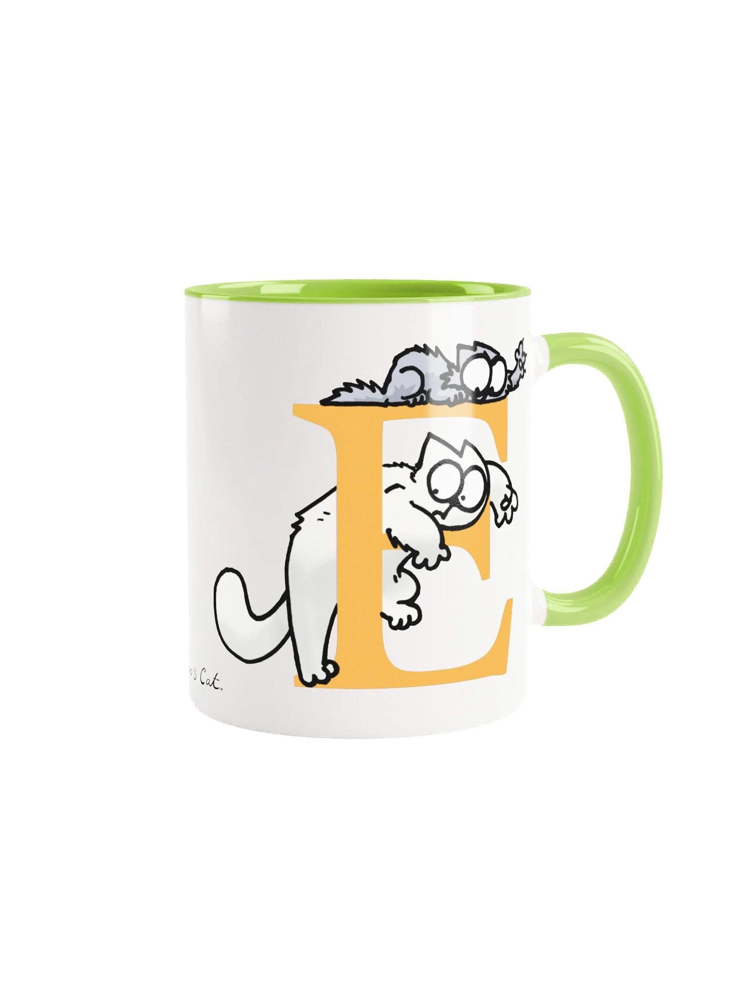 Cat Monogram Mug - E product image (3)