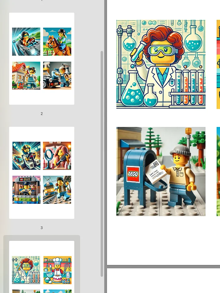 Cool images for a board game. PDF to print product image (1)