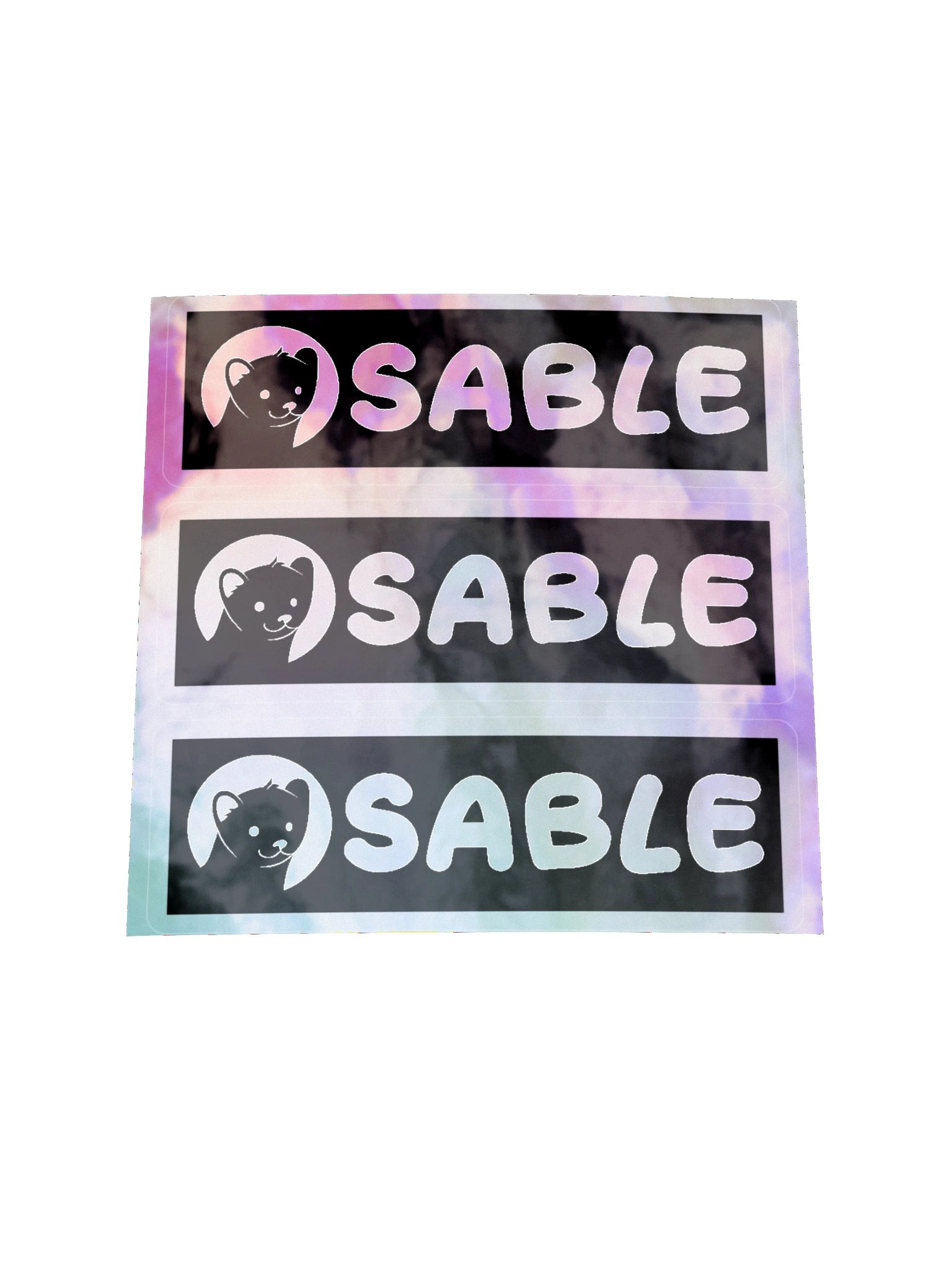 Sable Holographic Sticker product image (1)