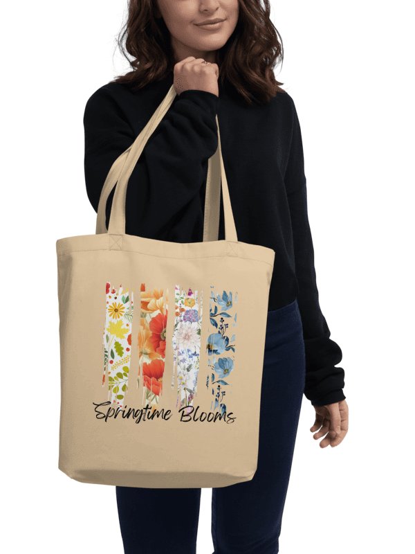 Springtime Blooms Eco-Friendly Tote Bag product image (4)