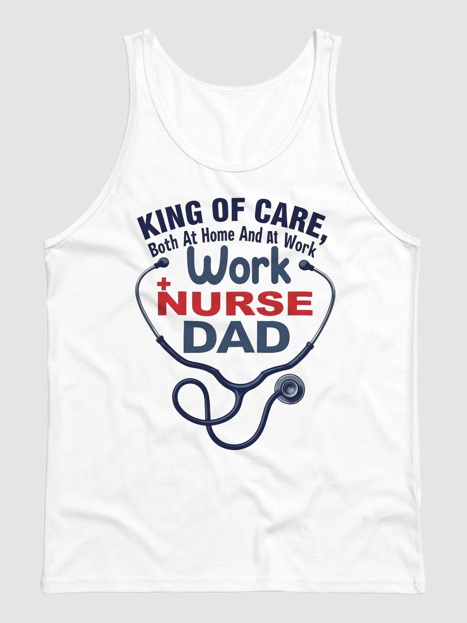 Nurse Dad King of Care Tank product image (3)