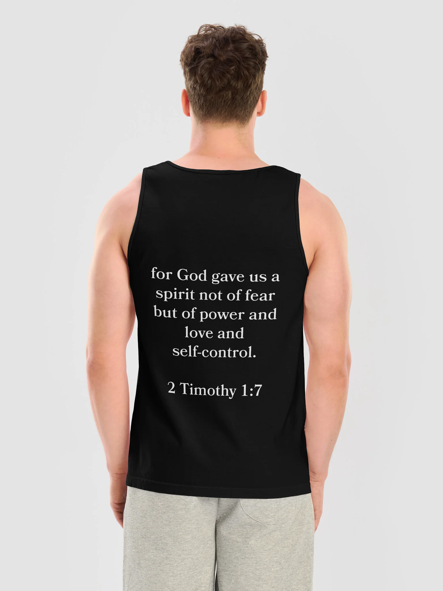 For God Gave Us a Spirit Not of Fear Tank product image (4)
