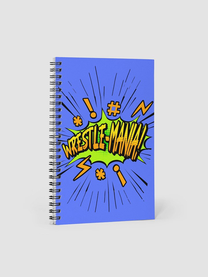 Wrestle-Mania Courtroom Chaos Notebook product image (1)