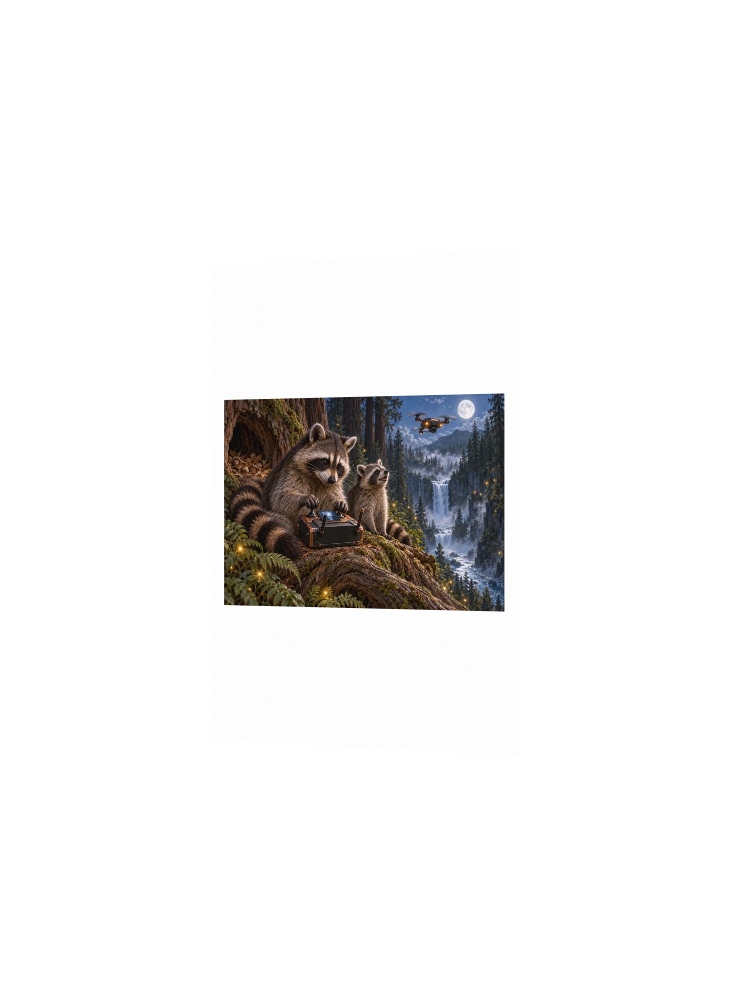 Night Flight Small Art Print product image (2)