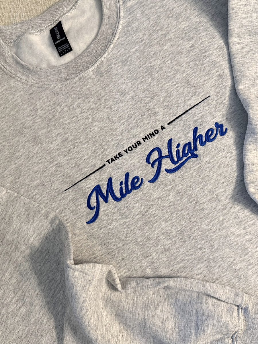 Mile Higher Basics Embroidered Crewneck product image (19)