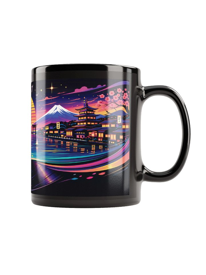Japanese City Pop Sunset Mug product image (2)