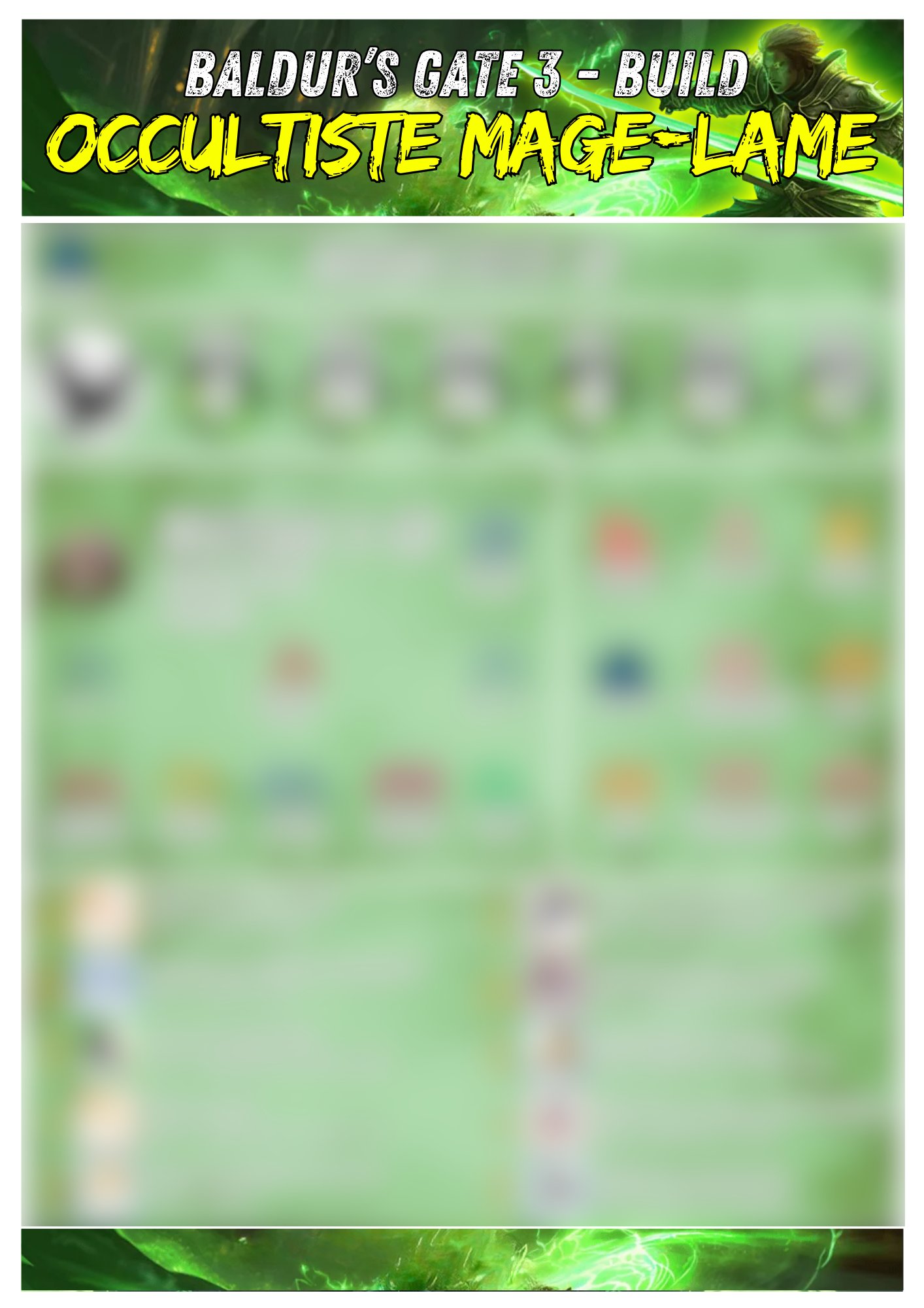 PACK de 13 Builds Baldur's Gate 3 - 2e version product image (3)