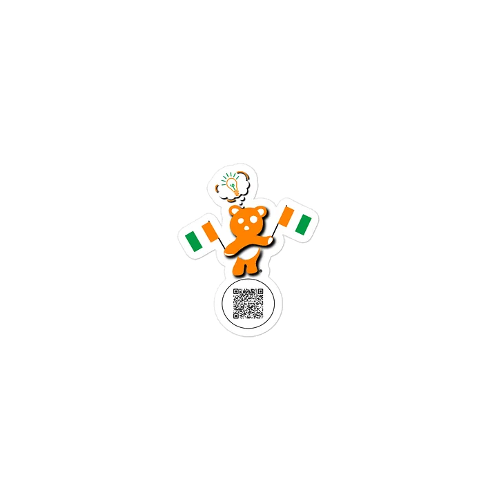 Cote d'lvoire — Country Bear Sticker | BehrBrained Media product image (1)