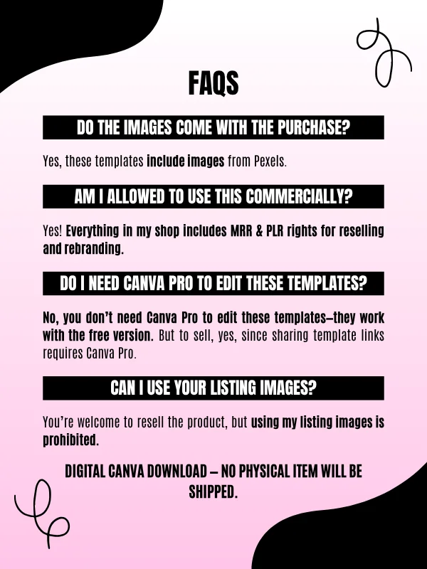 MRR/PLR Feminine eBook Templates product image (9)