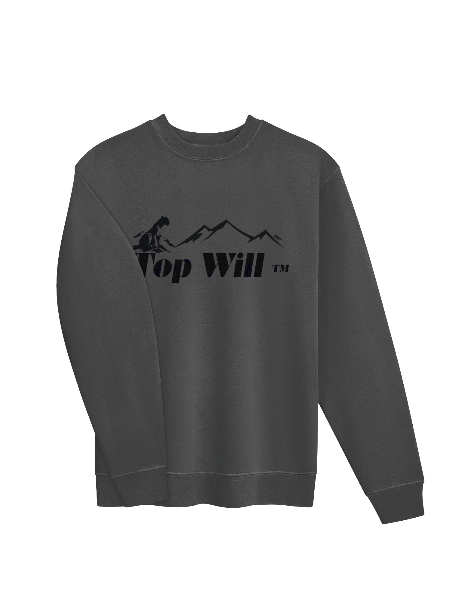 Top Will ™ Mens Grey and Black Mid-weight Sweater product image (3)