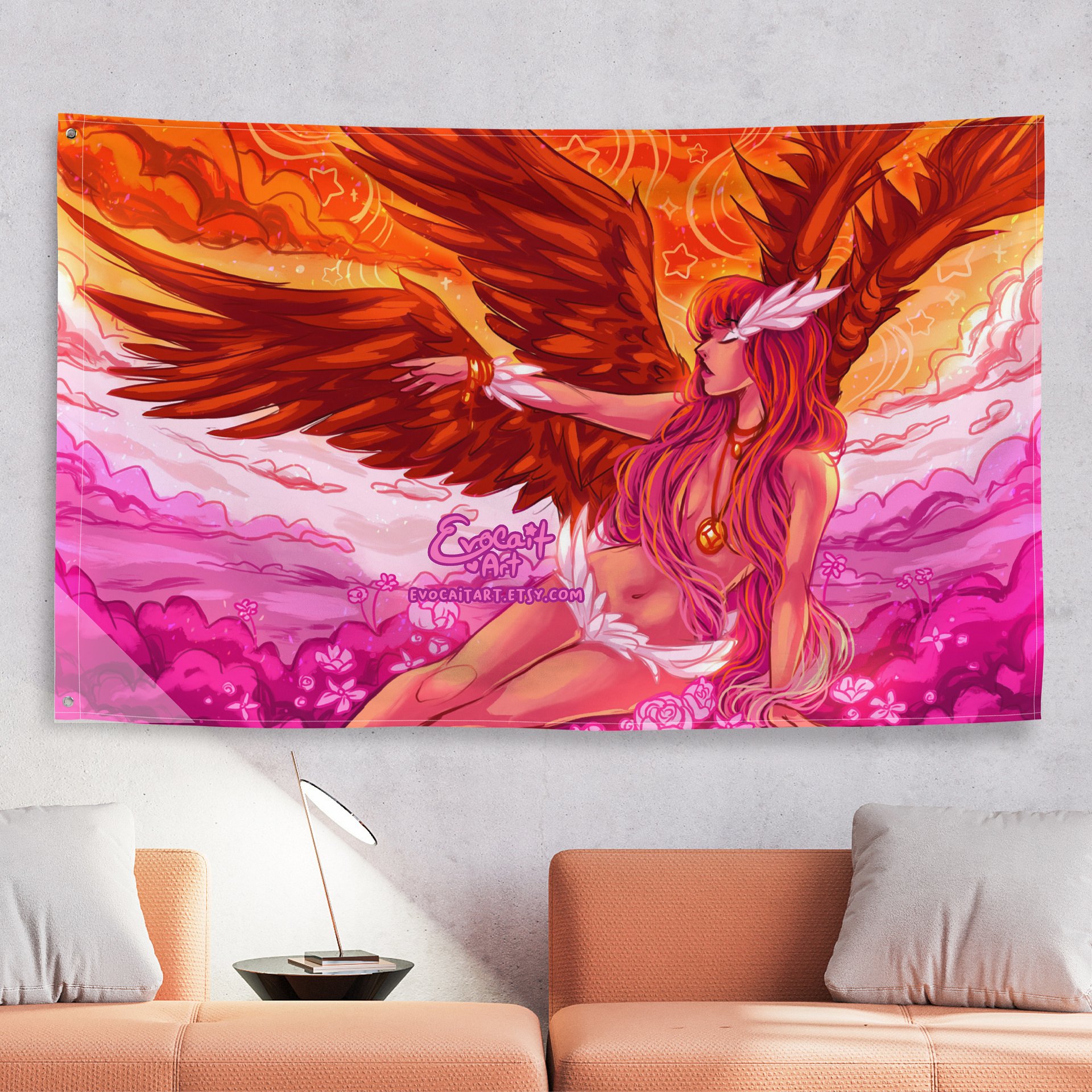 Fantasy Angel Lesbian Pride Flag product image (1)