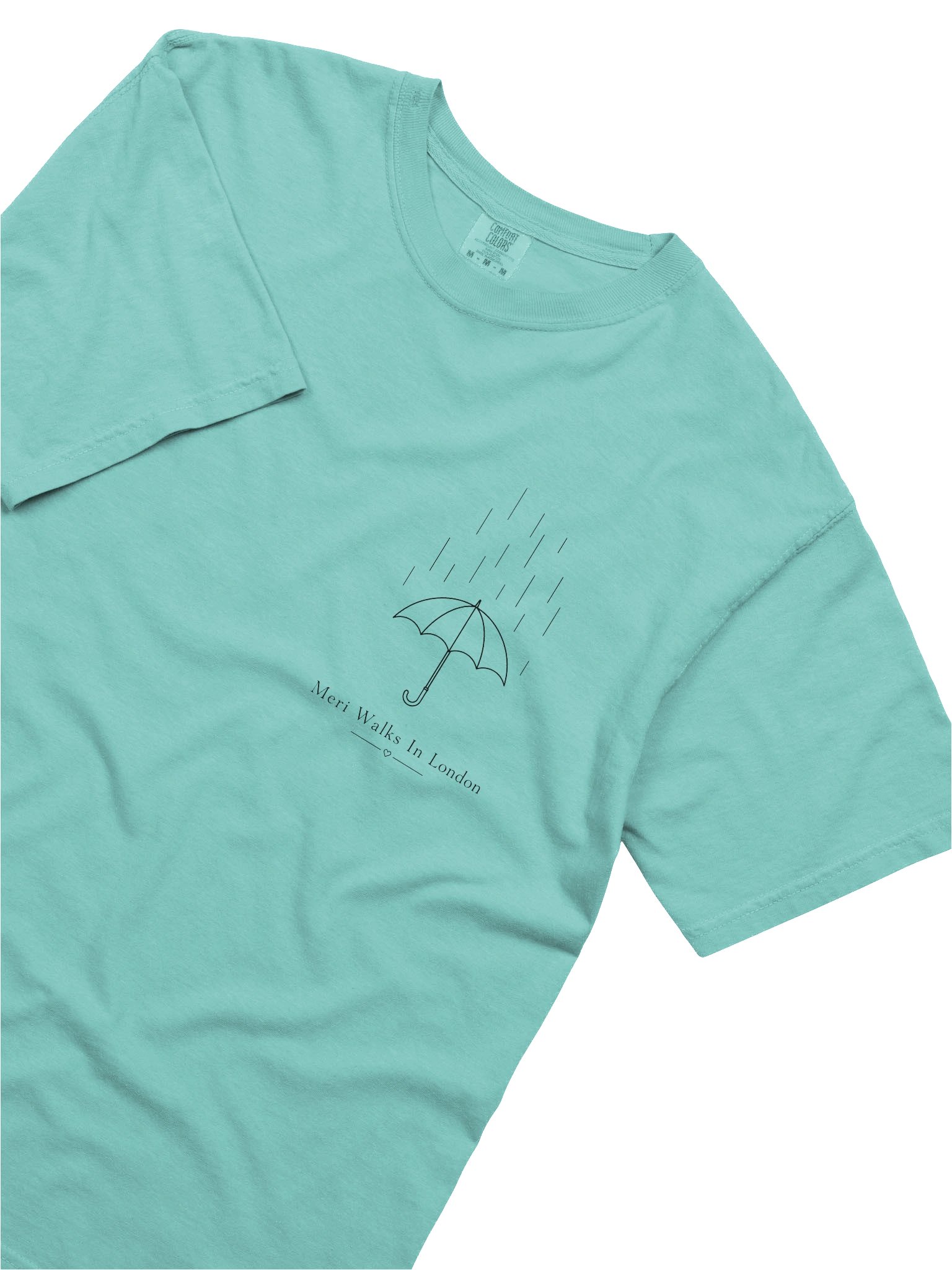 Comfort Colors Garment-Dyed Heavyweight T-Shirt | Minimal Umbrella Design product image (5)