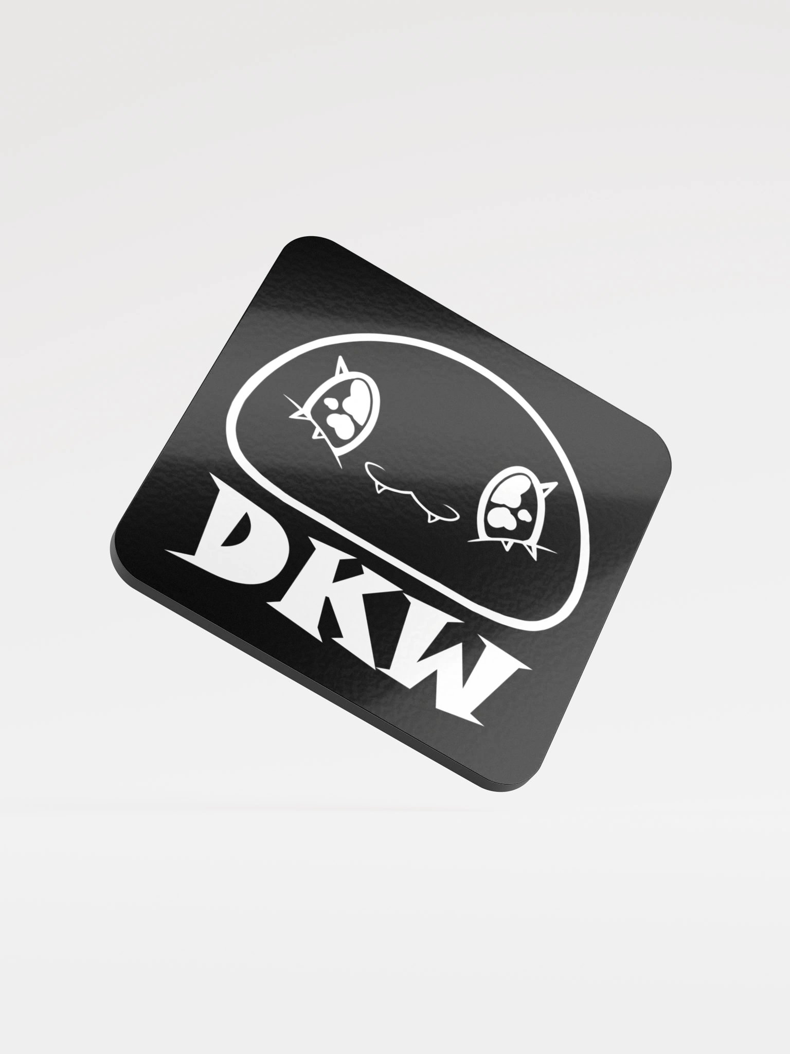 Black Logo Coaster product image (1)