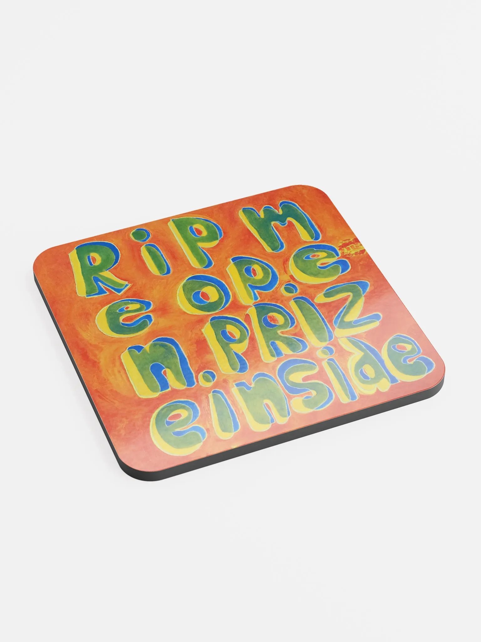 Rip Me Open Prize Inside coaster product image (2)