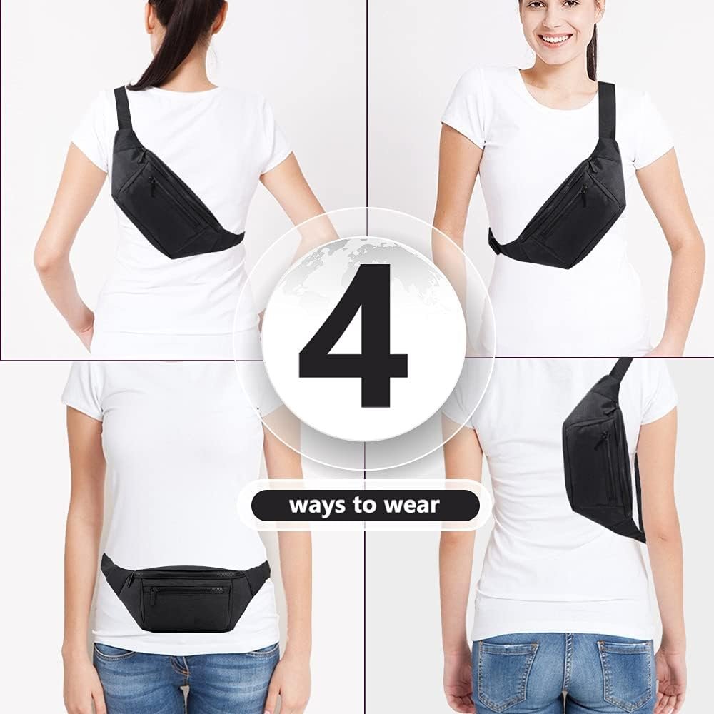 MEEBOY Fanny Pack for Men Women, Crossbody Waist Bag Pack Phone Bag product image (4)