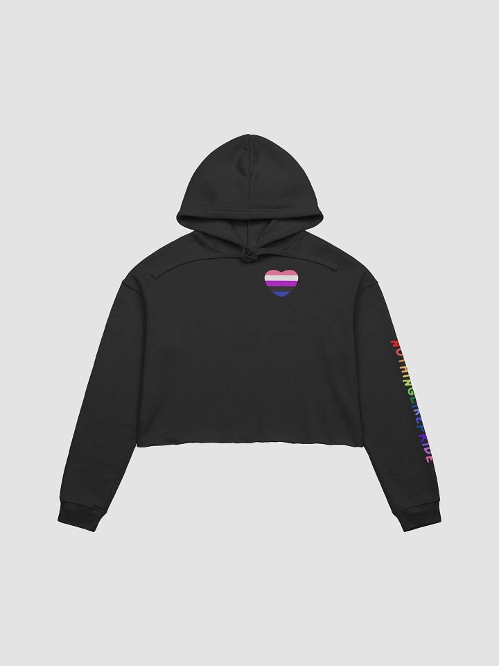 Genderfluid Pride Cropped Hoodie product image (2)