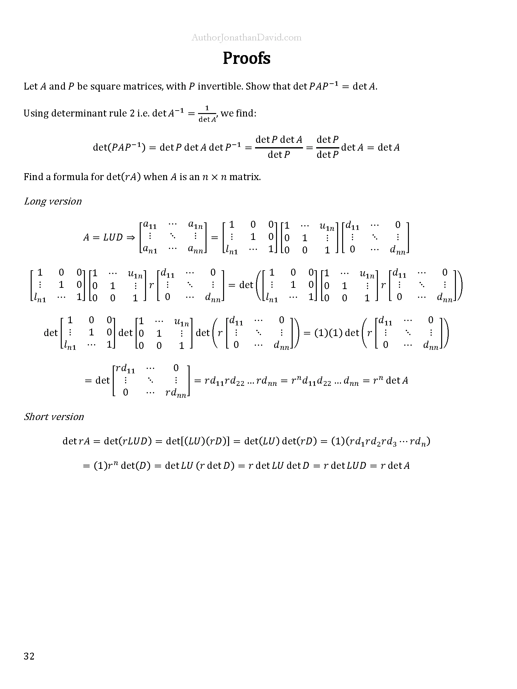 The Ultimate Cheat Sheet for STEM Majors | Linear Algebra product image (9)