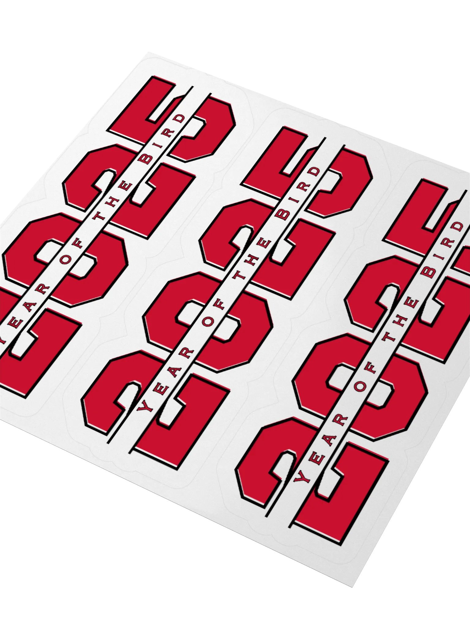 Red "Year of the Bird" Stickers product image (3)