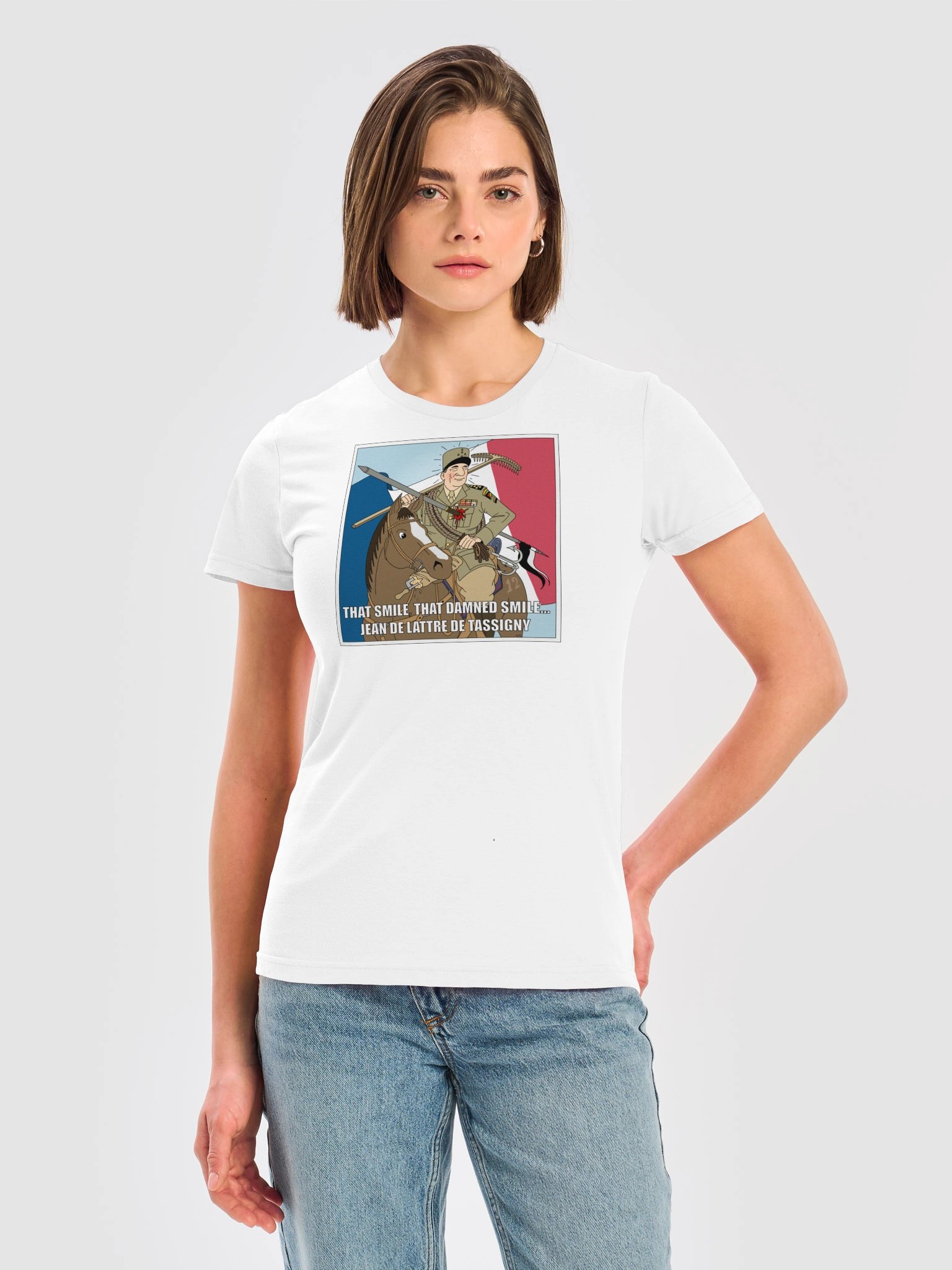 That smile, That damn smile - Jean De Lattre De Tassigny (Dam T-shirt) product image (5)