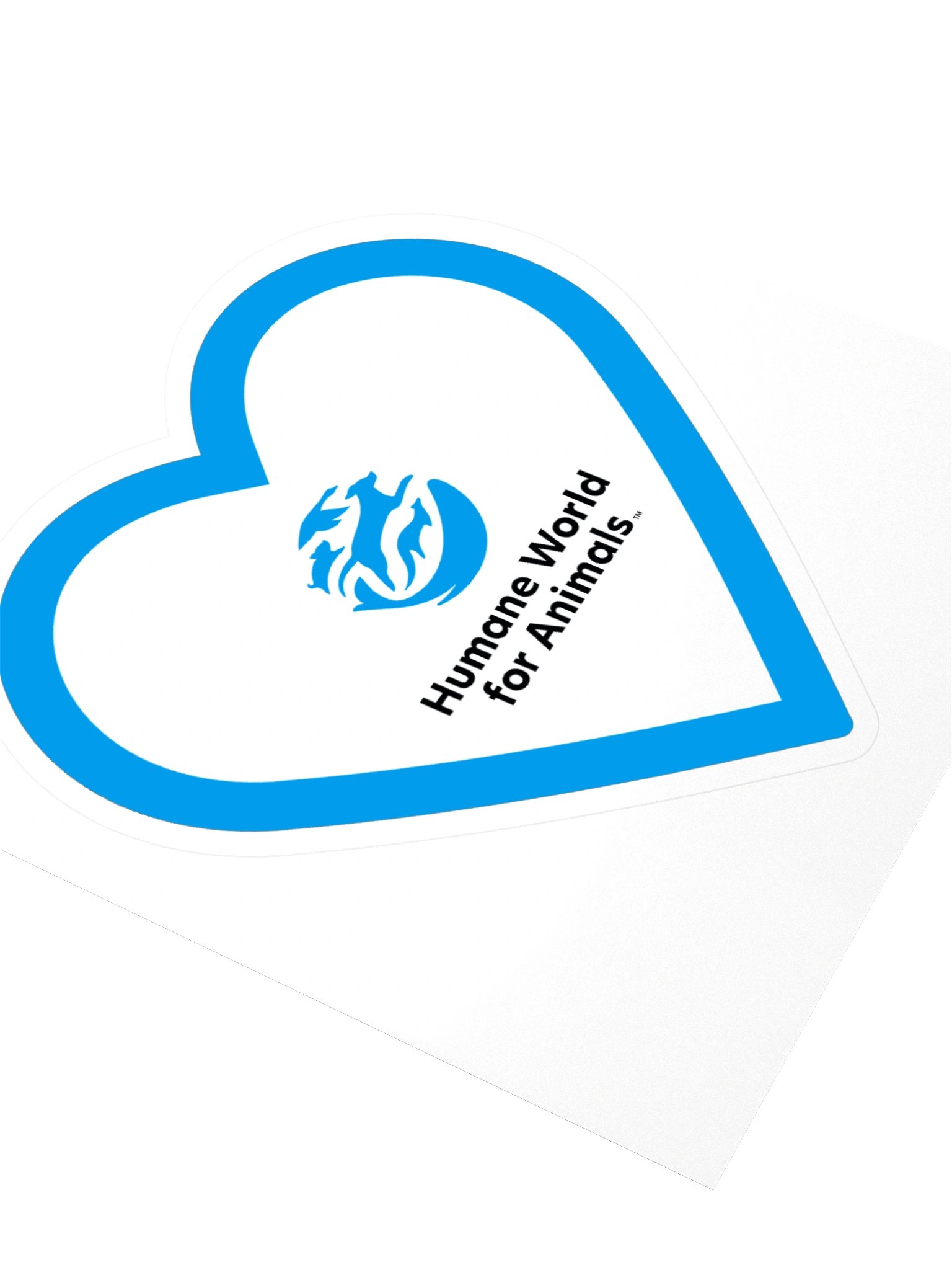 Blue heart logo - Sticker product image (4)