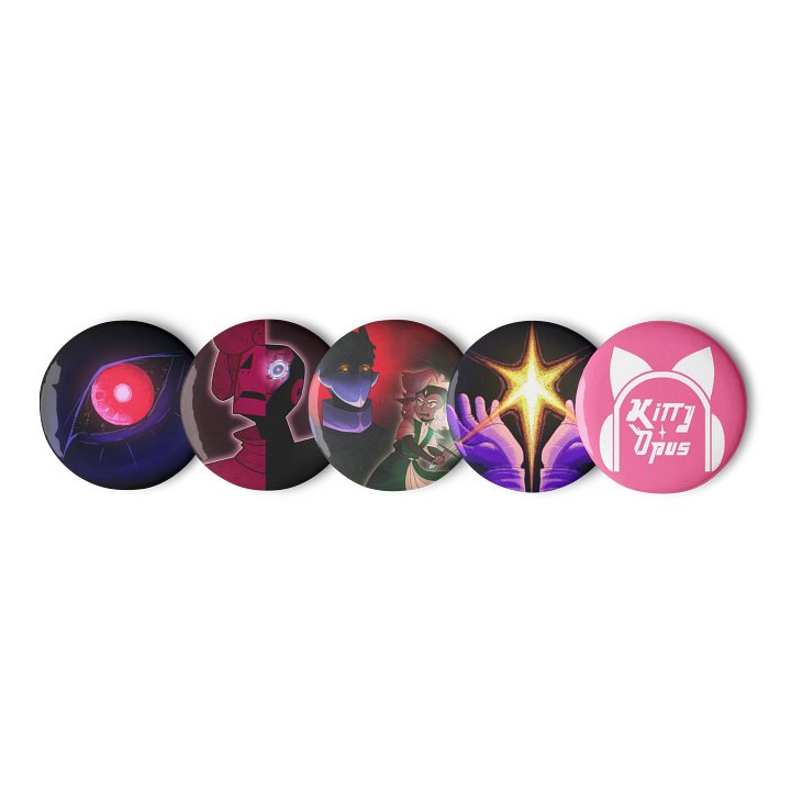 Kittyopus Albums Pin Set product image (1)
