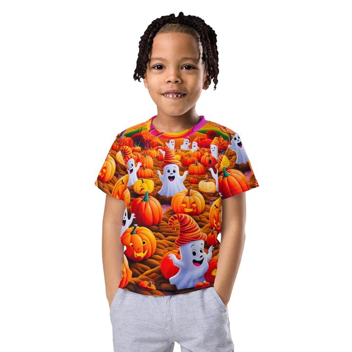 Spooky Pumpkin Patch Kids T Shirt product image (1)