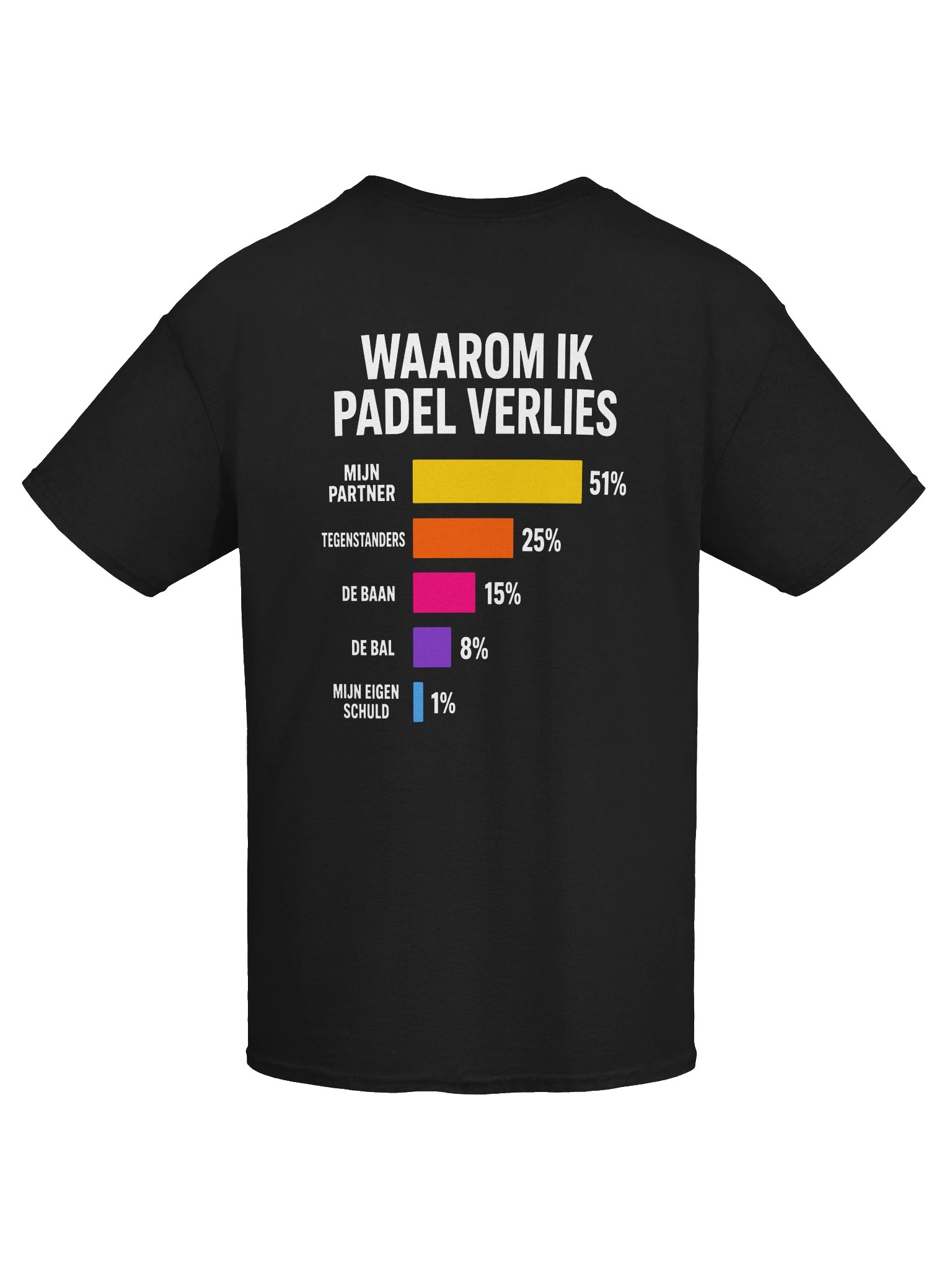 Waarom Ik Padel Verlies | Grappige Padel Shirt Nederlands product image (2)