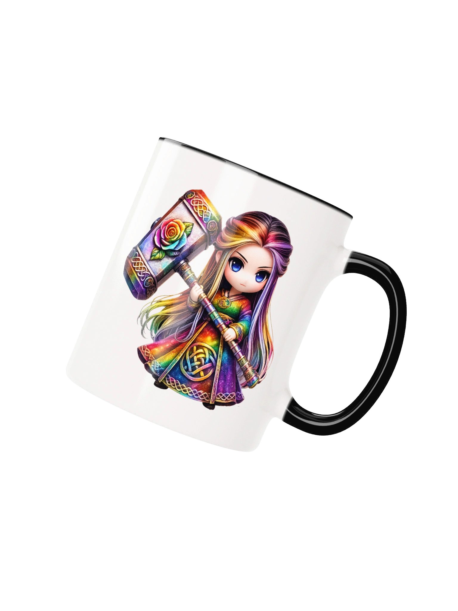 Rainbow Chibi Warrior Mug product image (31)