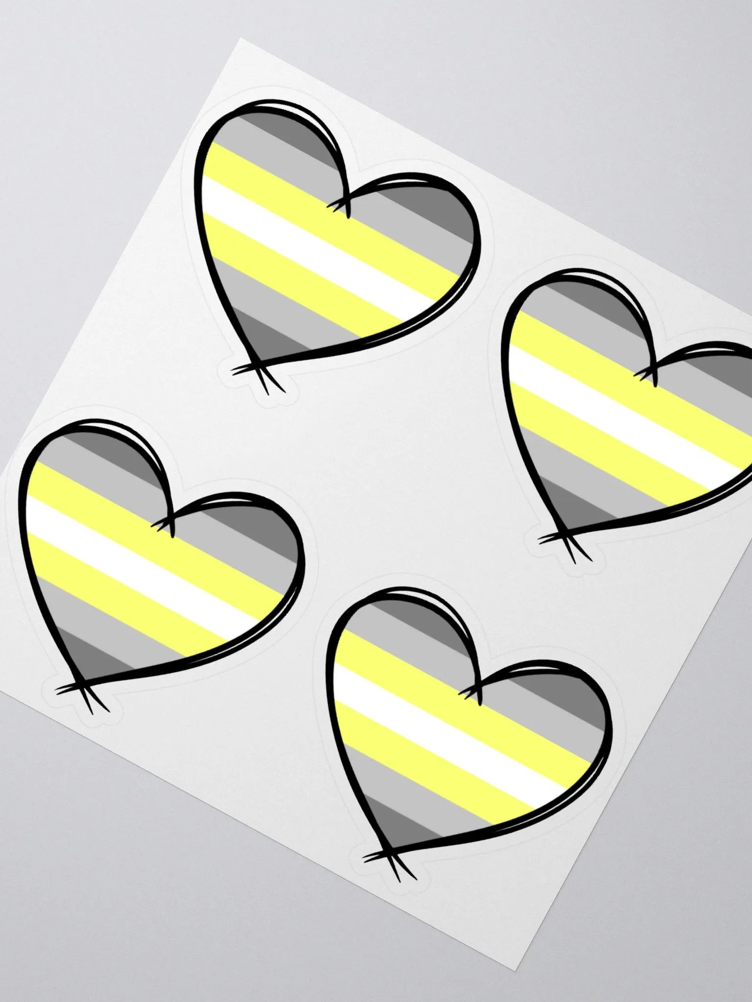 Demigender Pride Stickers product image (3)