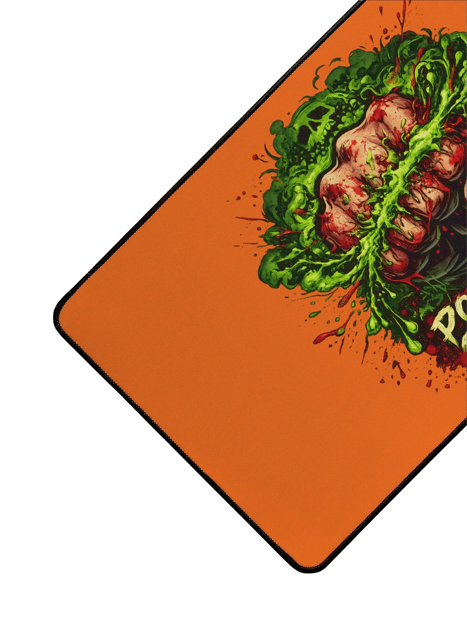 POISON DAMAGE DESK MAT ORANGE product image (3)