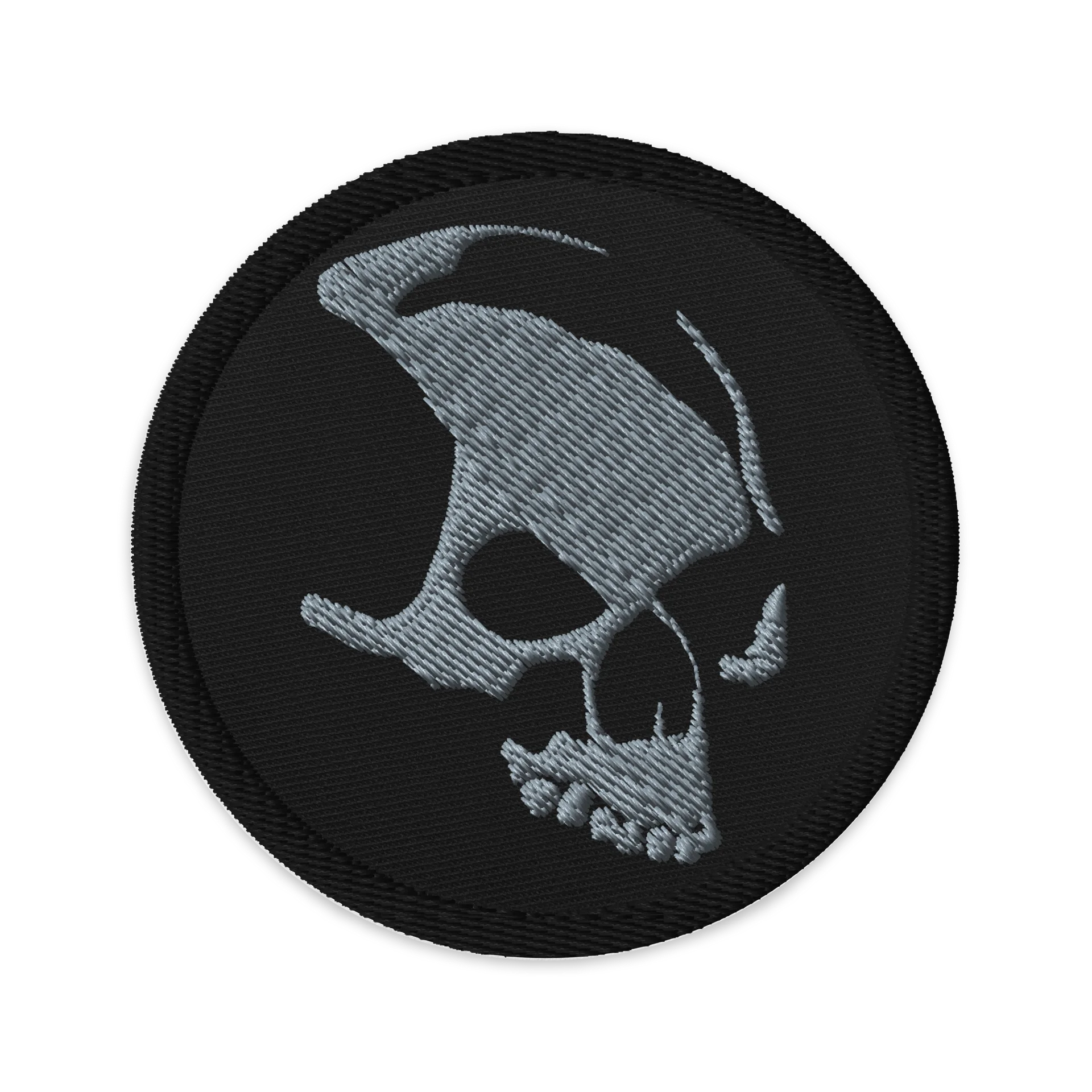 ARMADA SKULL EMBROIDERED CIRCLE PATCH product image (1)