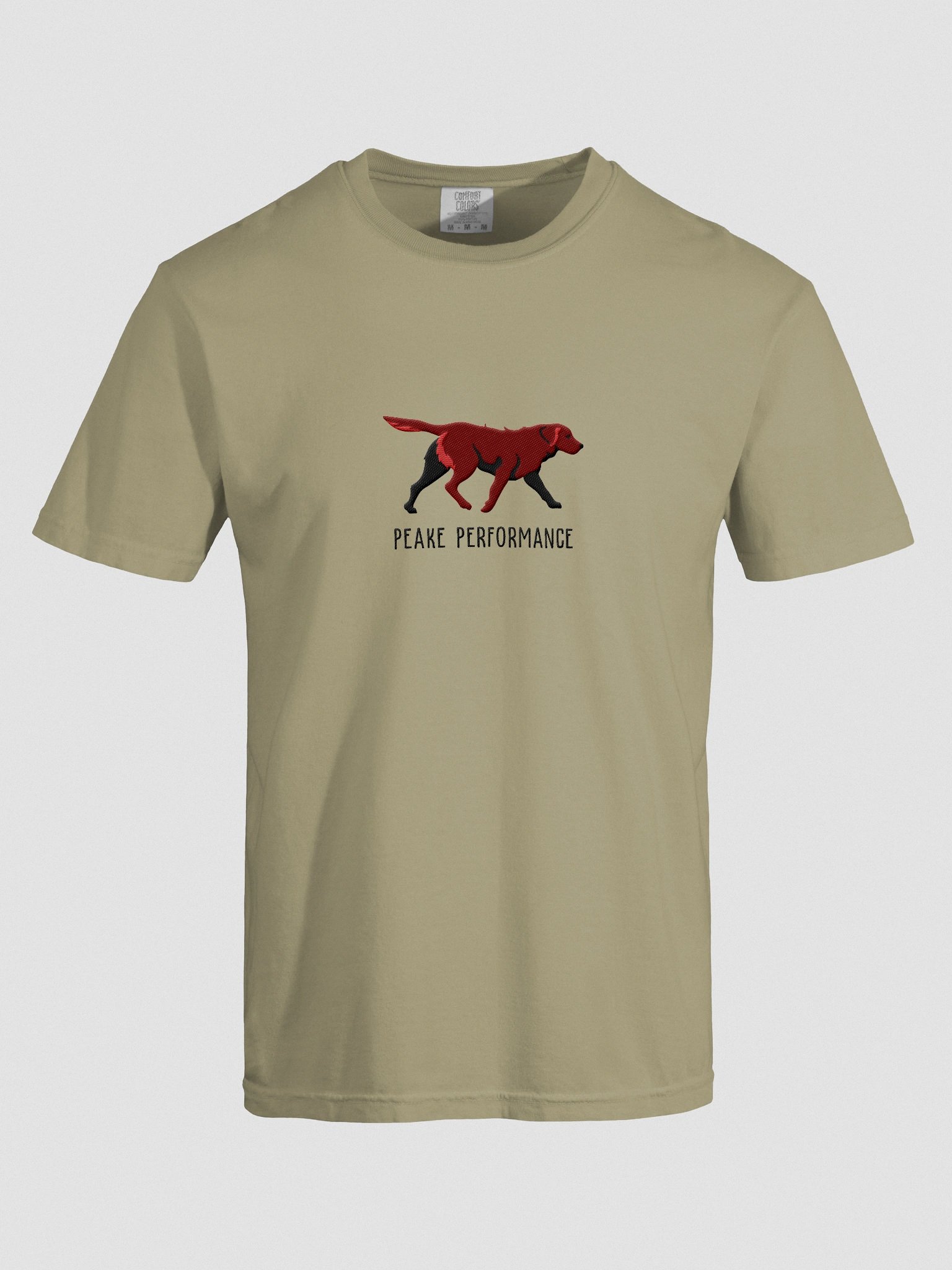 Peake Performance T-Shirt(Embroidered) of a Chesapeake Bay Retriever(Brown) product image (10)