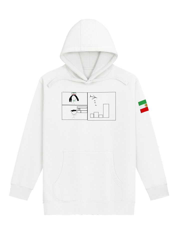 Goldie and Armin Hoodie - White product image (1)