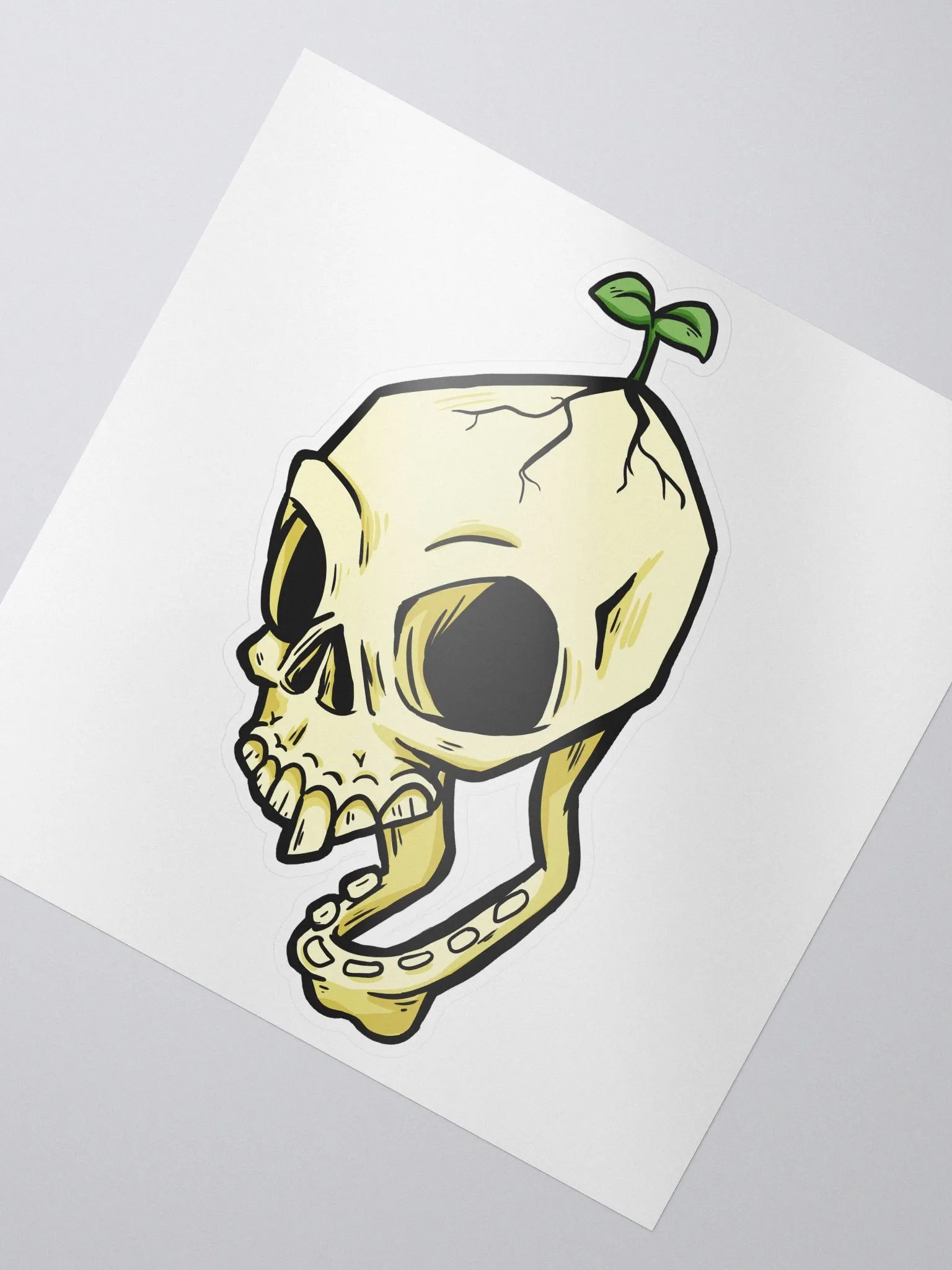 Skull Plant Boi Sticker product image (2)