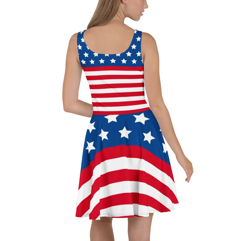 Stars & Stripes All-Over Skater Dress product image (4)