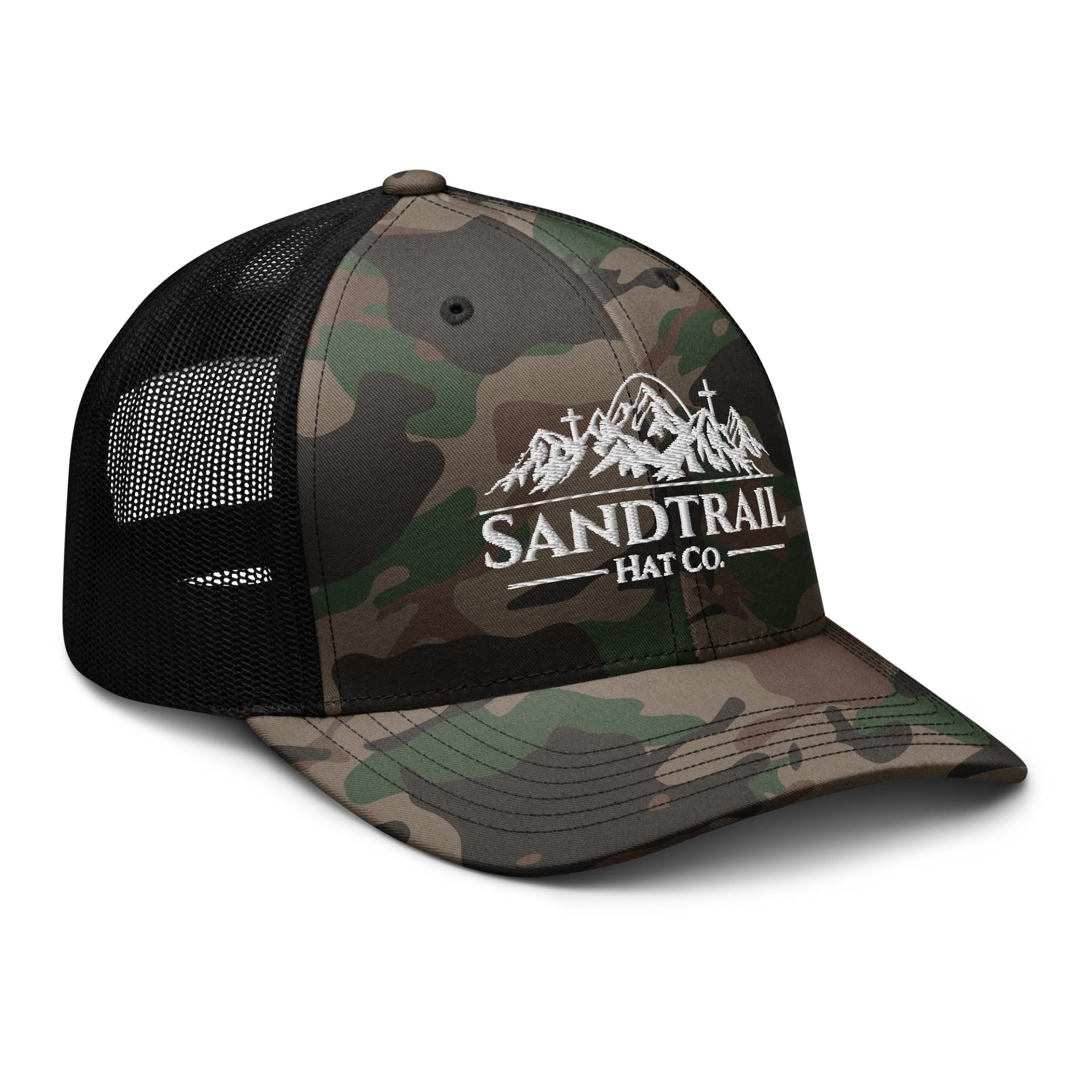 SandTrail Hat Co. 3D Puff Camo Trucker Hat product image (8)