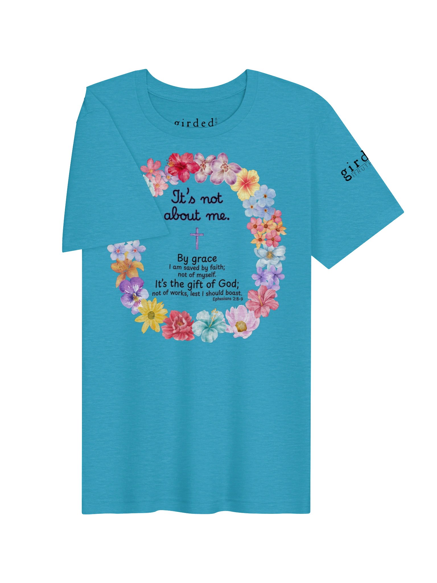 Saved by Grace Ephesians 2:8-9 Tee product image (3)