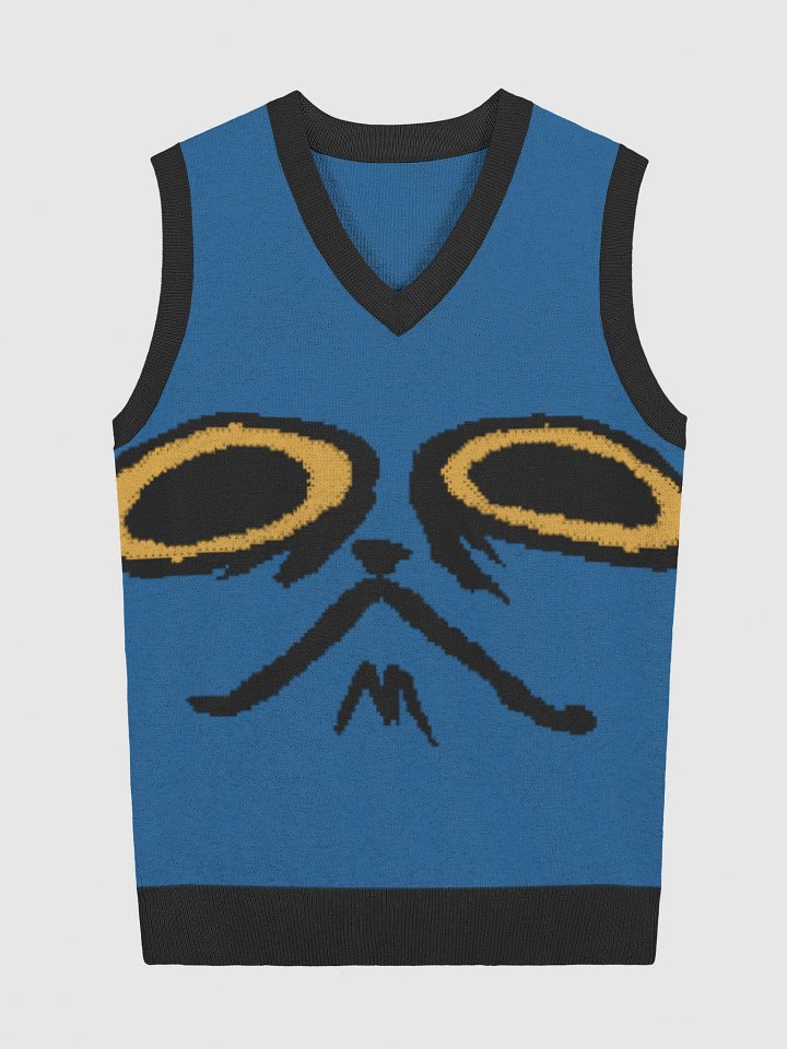 Scrungled Blue Cat Vest product image (2)