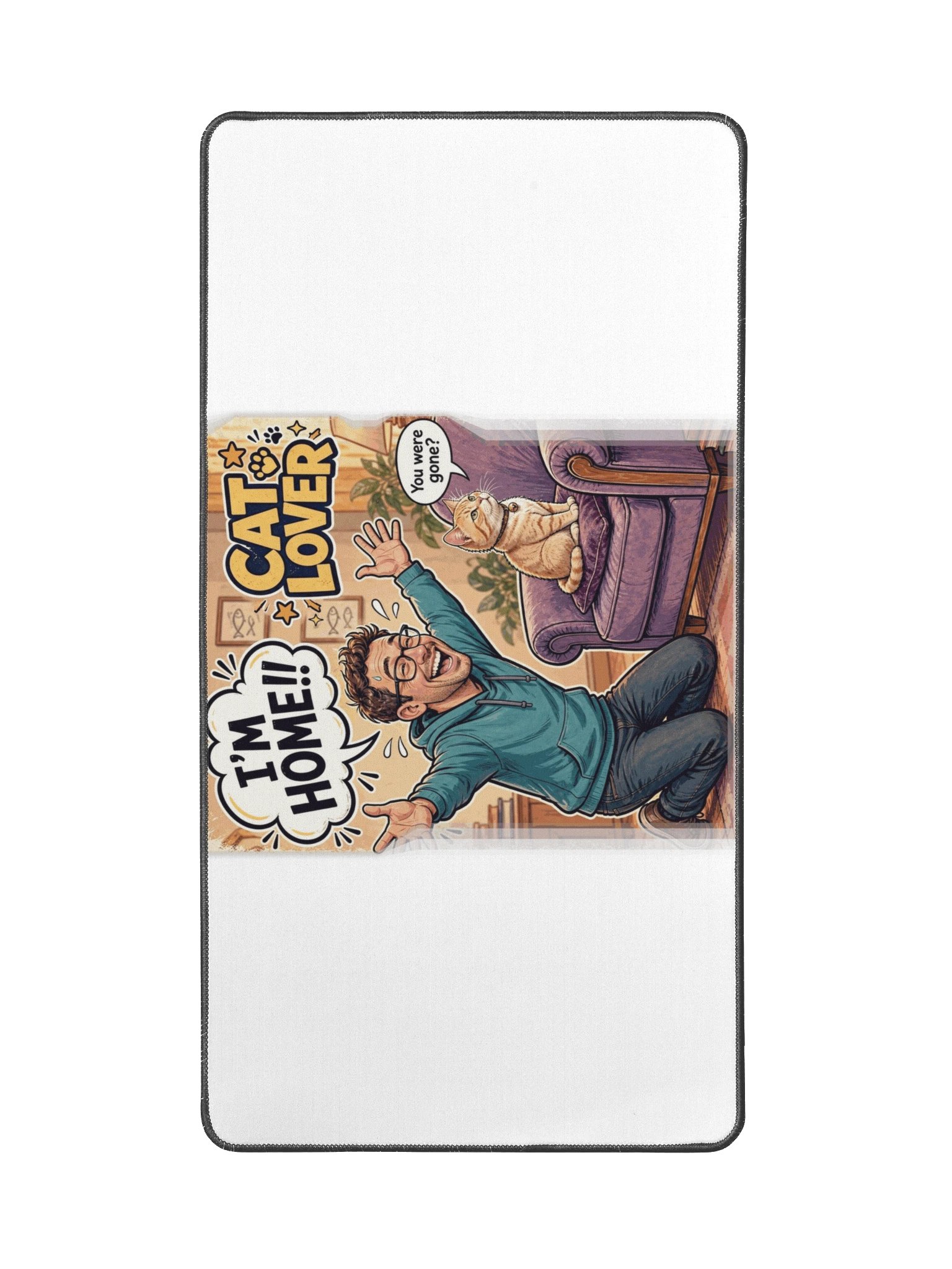 Cat Lover Desk Mat 15.5 x 31.5 in product image (2)
