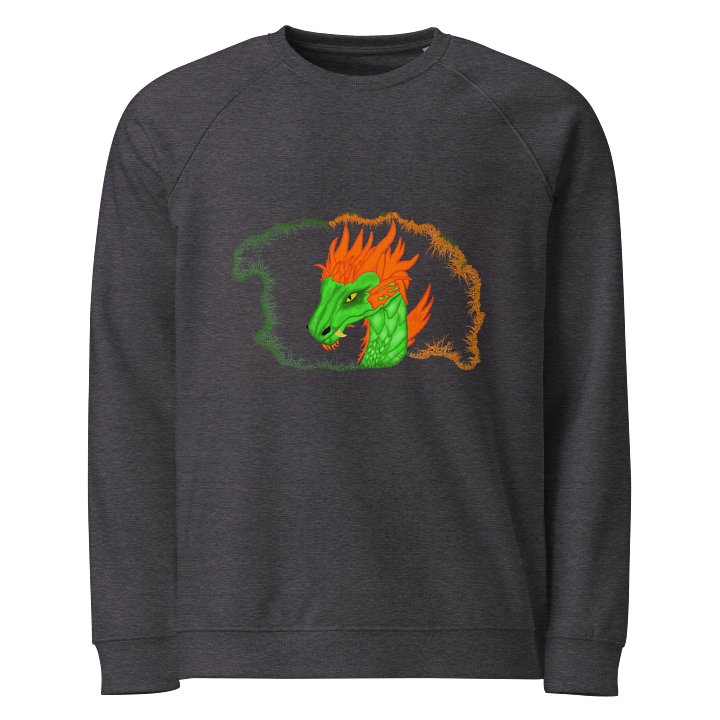 Dragon Crest Unisex Raglan Sweatshirt product image (1)