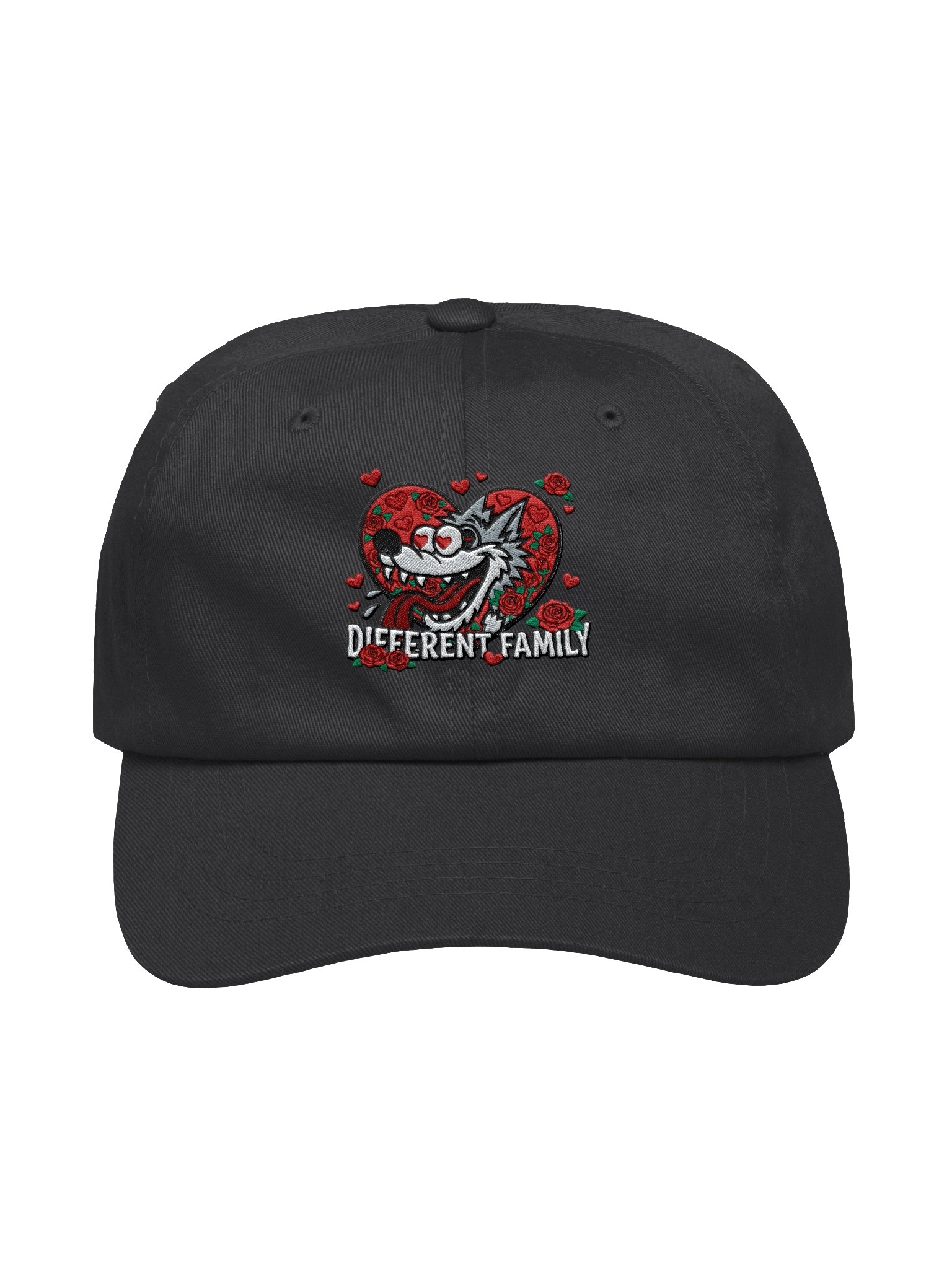 Love-Struck Wolf Dad Hat product image (4)