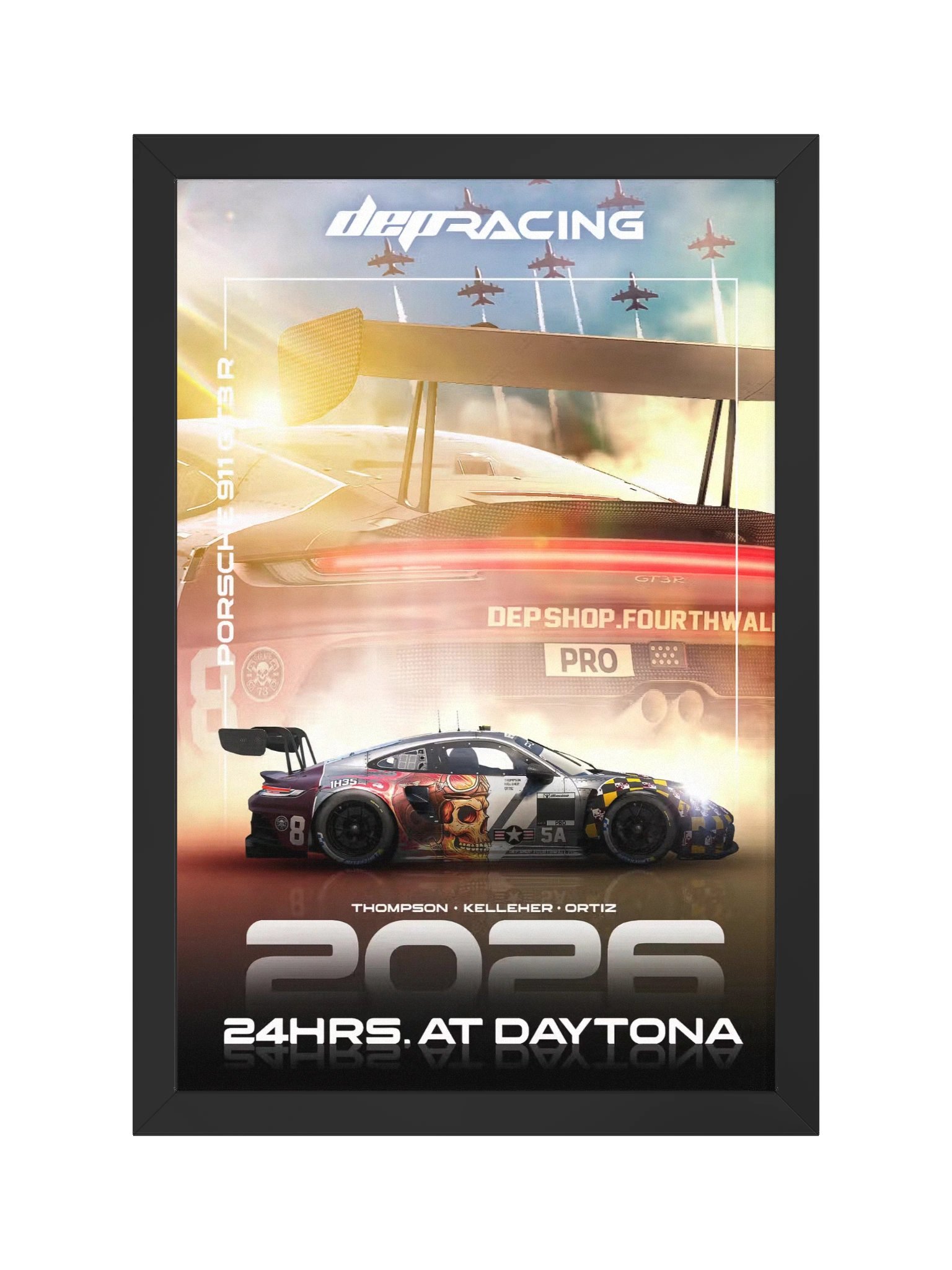 24hr Racing Daytona Framed product image (1)