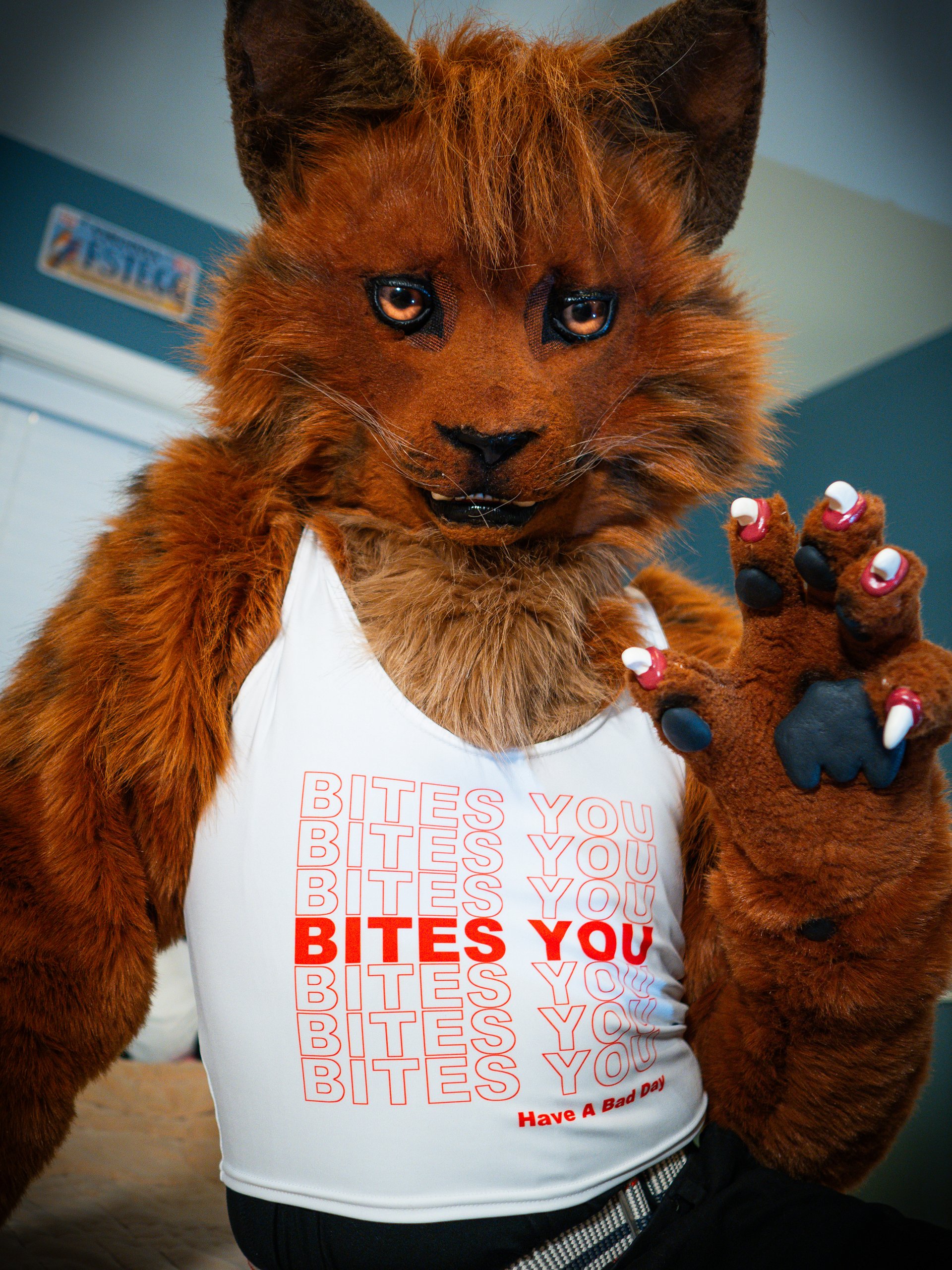 Bites You Bites You Bites You Crop Tank Top product image (3)