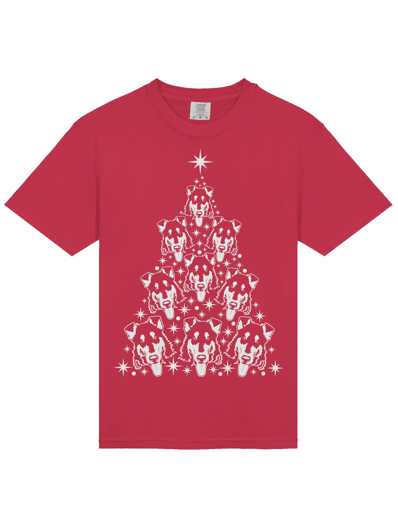 Smooth Collie Christmas Tree T-Shirt product image (5)