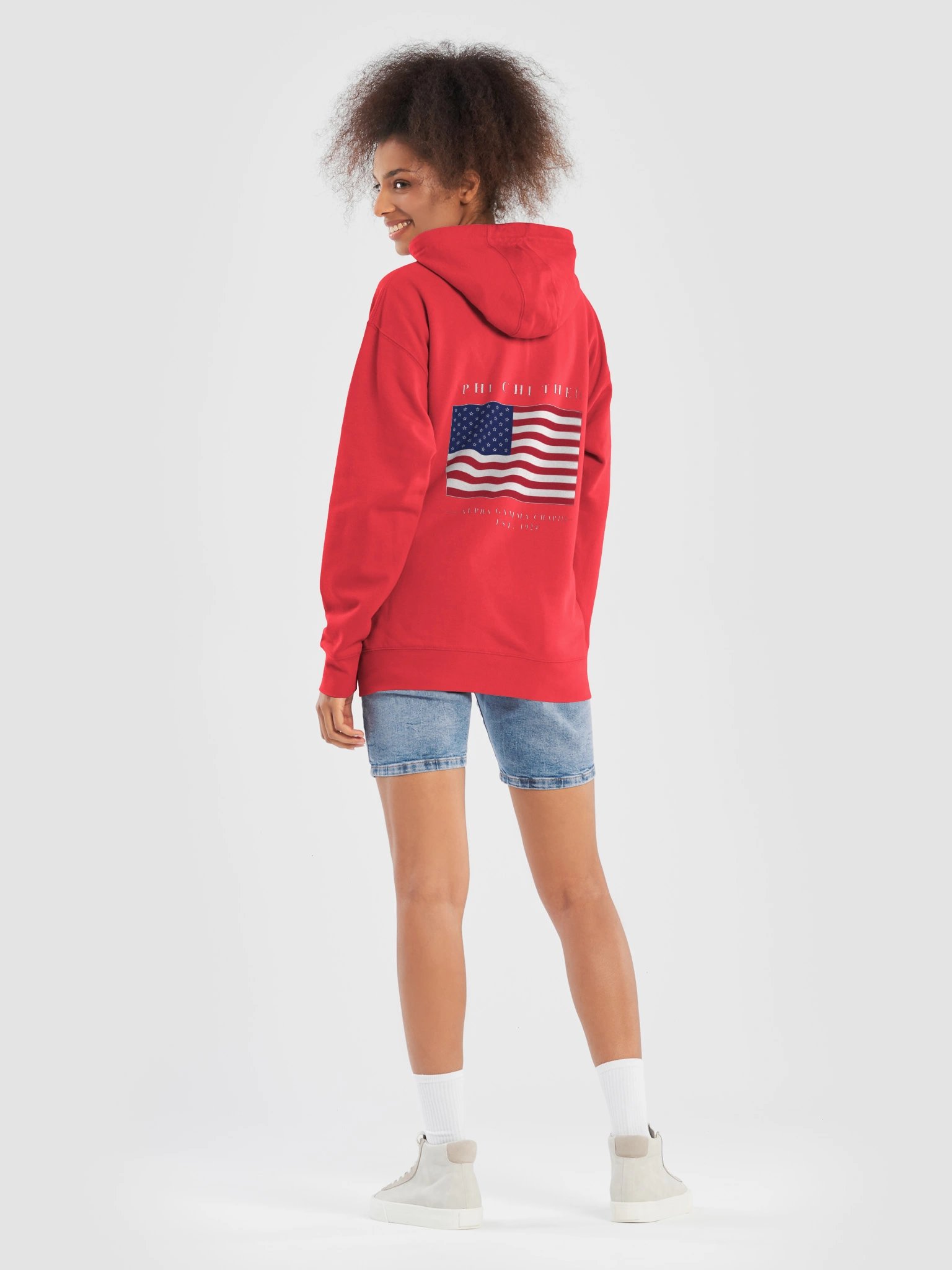 Phi Chi Theta Hoodie, Red product image (8)