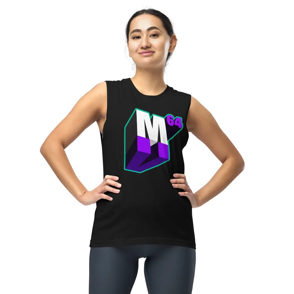 M64 Plays Logo Muscle Tank (Founding Member Edition) product image (9)