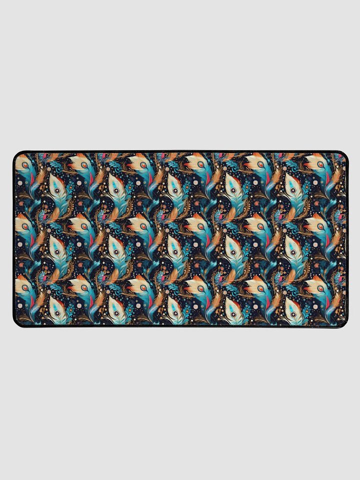 Ethereal Feathers Desk Mat-15.5" x 31.5" product image (1)